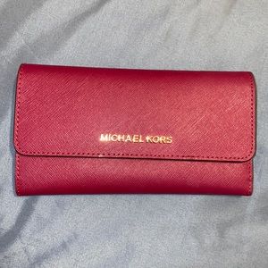 Michael Kors large trifold wallet